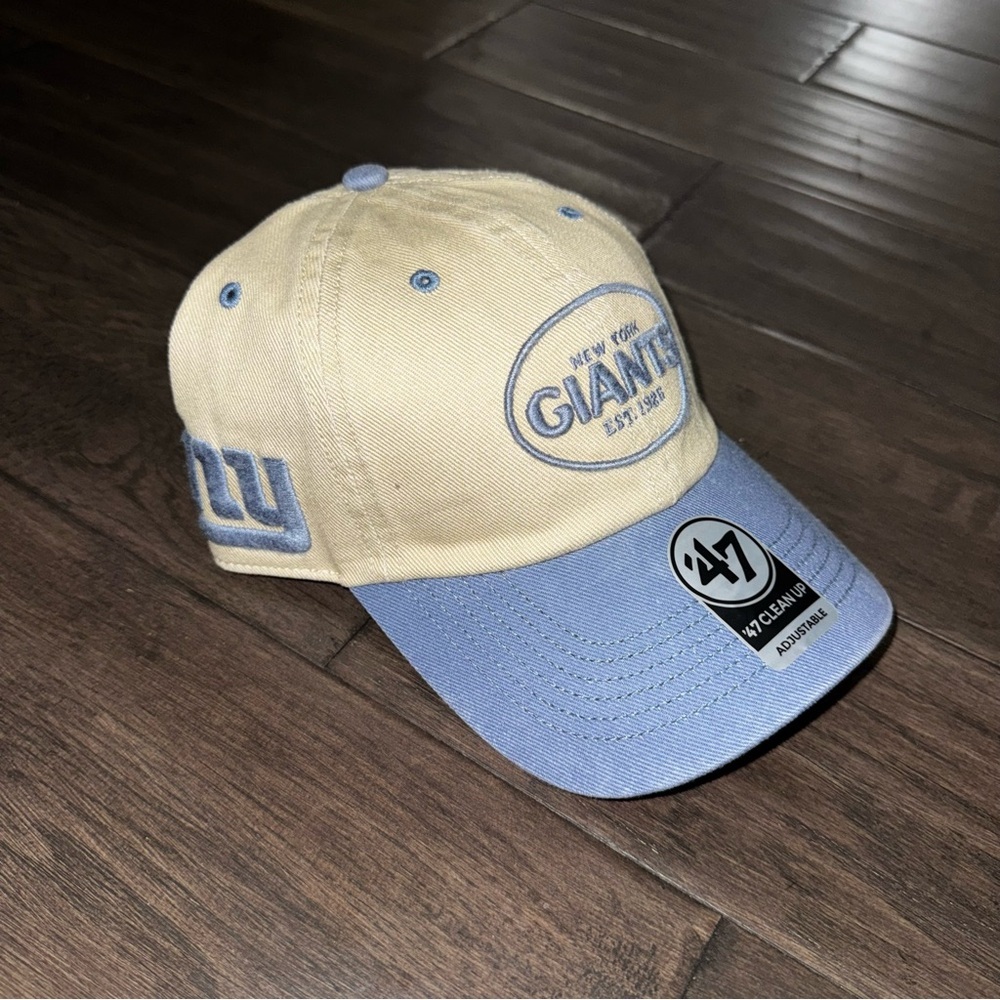 47 Brand Giants Cap in Cream and Blue